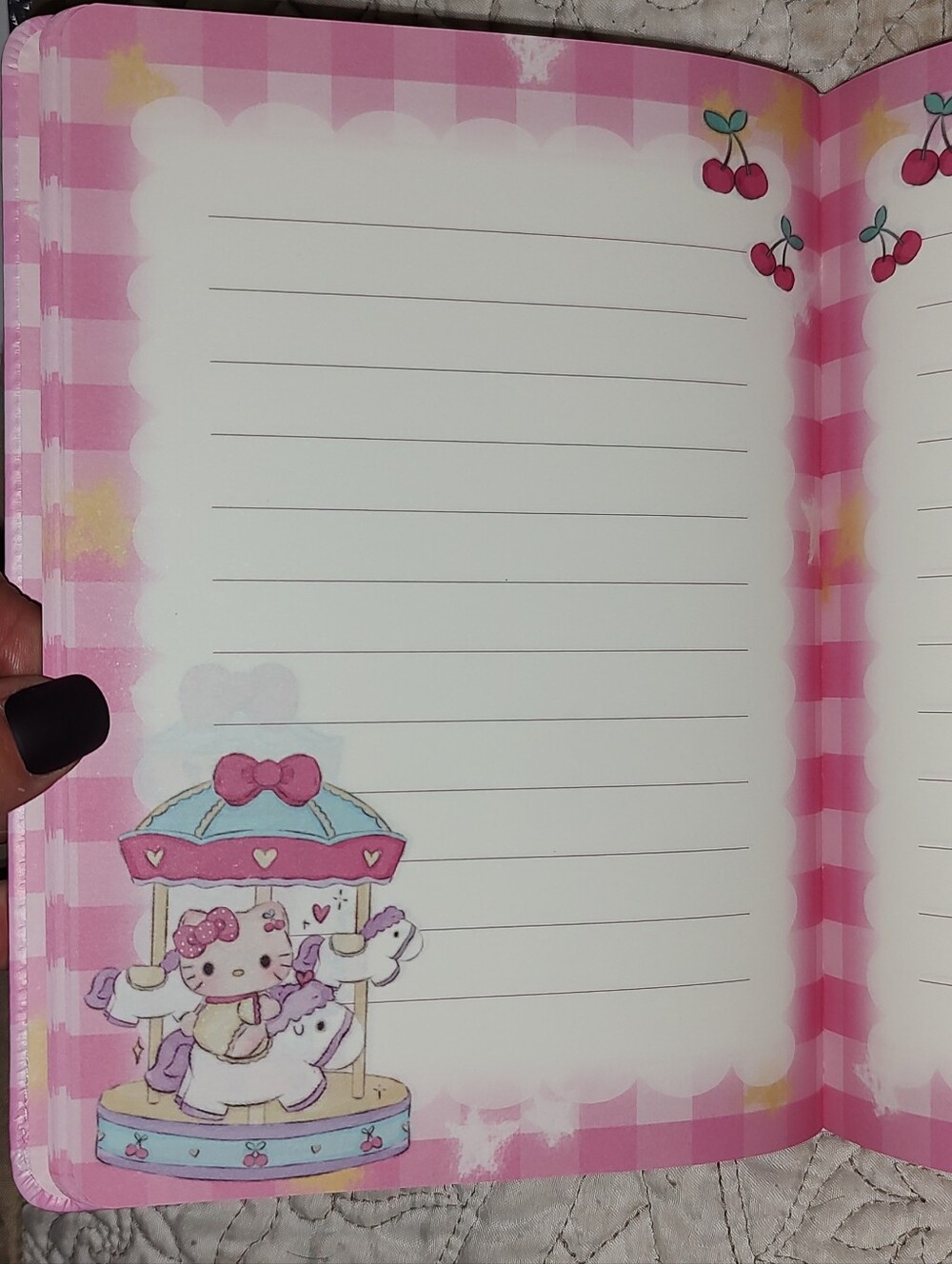 New! Hello Kitty Soft Cover Notebook - Picture 3 of 6